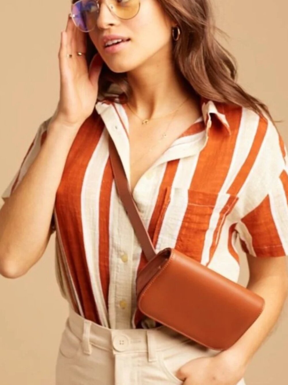 NEW Jaggar The Label Belt Bag - Rust